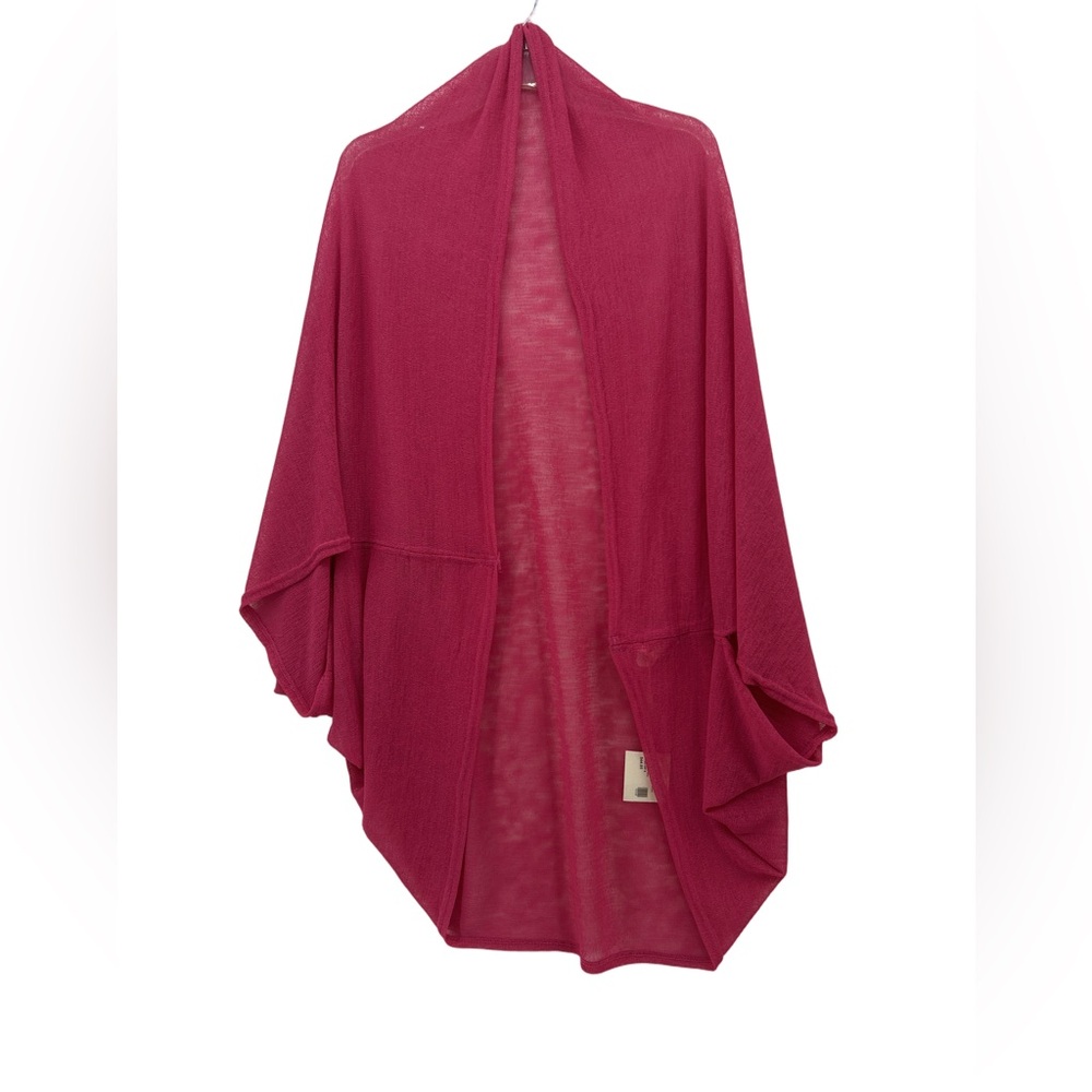 Do Everything in Love Fuchsia Women's sheer lightweight cocoon wrap NWT